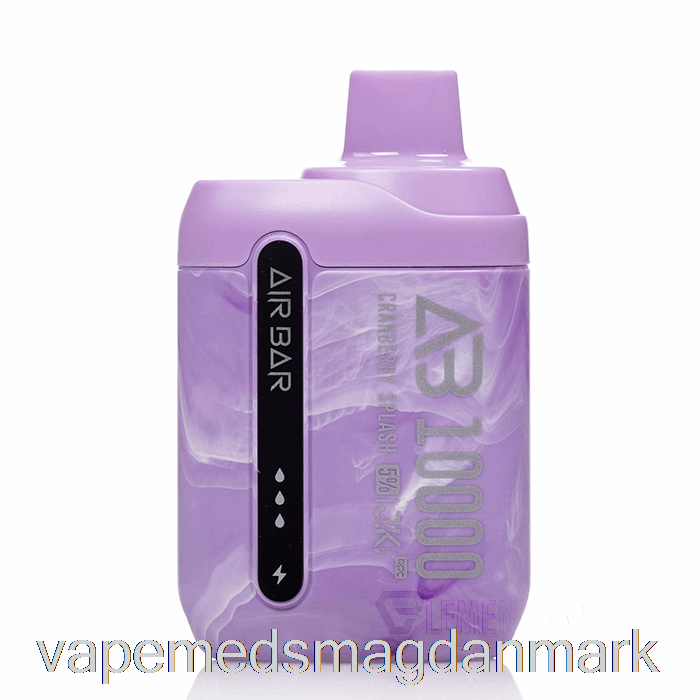 Vape Uden Nikotin Air Bar Ab10000 Engangs Tranebærsplash